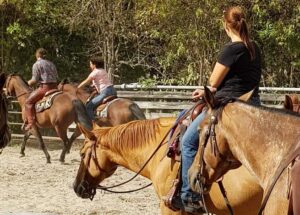 Westernreiten lernen, Reitunterricht